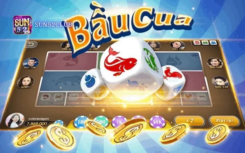 Mini game Bầu Cua đổi thưởng Sun52