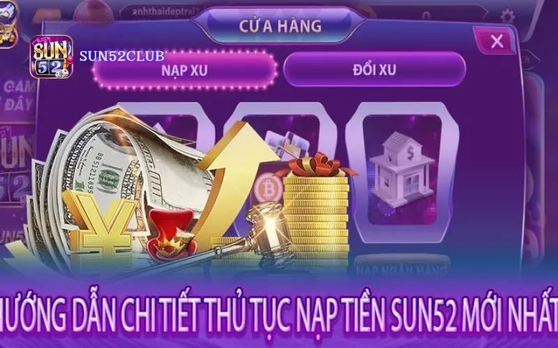 Nạp tiền qua Momo Sun52